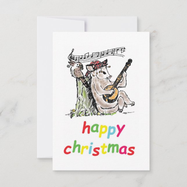 Possum Xmas card (Front)