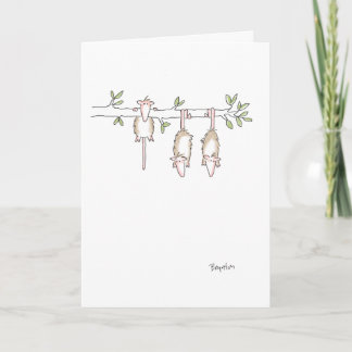 POSSUMS CARD