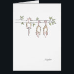 POSSUMS CARD<br><div class="desc">Three possums on a branch, one of them suddenly uncertain of this whole tail-hanging idea. A Boynton classic returns.</div>
