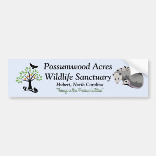 Possumwood Acres Opossum Bumper Sticker