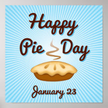Post a Happy Pie Day Poster