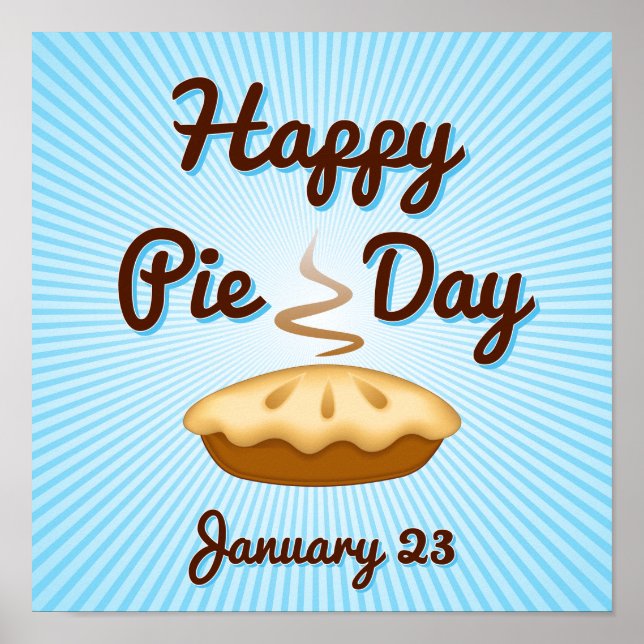 Post a Happy Pie Day Poster (Front)