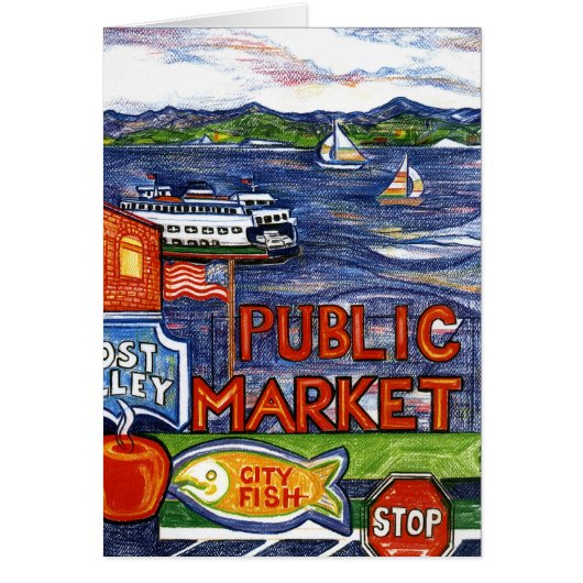 Post Alley with Ferry Cards (Front)