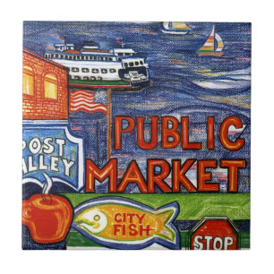 Post Alley with Ferry Tile