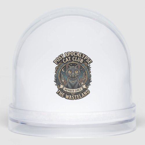 Post Apocalypse Cat Cat Dad Gift Idea - Post Apoca Snow Globe
