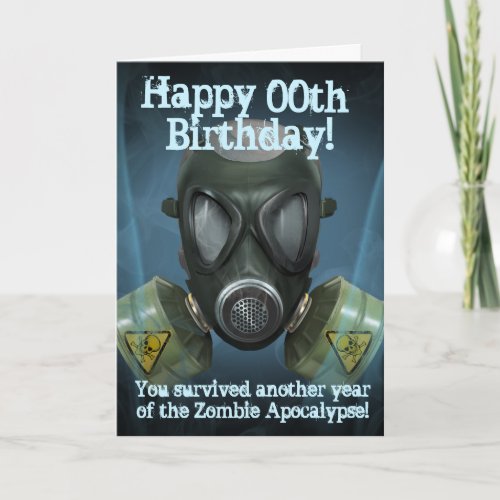 Post_Apocalyptic Gas Mask Card