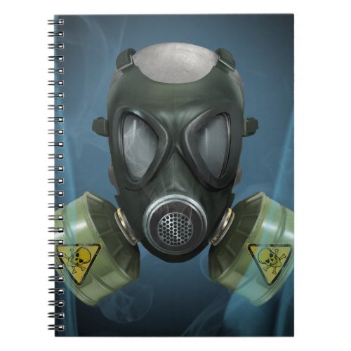 Post_Apocalyptic Gas Mask Notebook