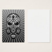 Post Apocalyptic Sugar Skull, grey (Front & Back)