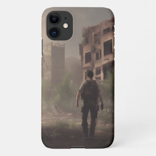 Post_Apocalyptic Wanderer iPhone 11 Case
