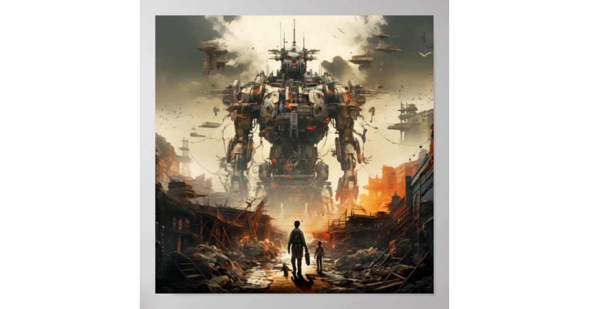 Post-Apocalyptic Wasteland Punk - Movie Poster Sty | Zazzle