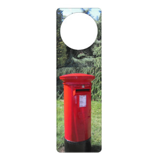 Post Box: British, red, traditional Door Hanger