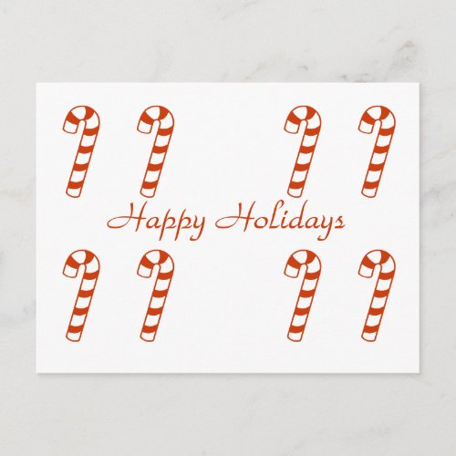 Post Card _ Candy Canes