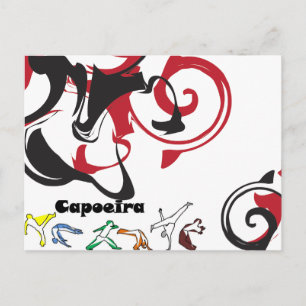 post card capoeira martial arts