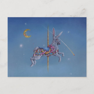 Post Card - Carousel Rabbit