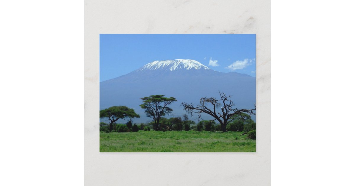 Post Card From Mount Kilimanjaro | Zazzle