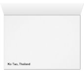 Post card Koh Tao, Thailand (Inside Horizontal (Bottom))