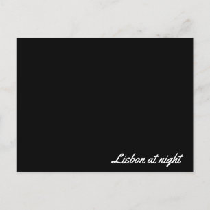 Post card Lisbon at night