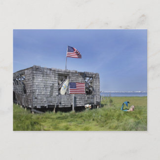 Post card of "The Shack"  of Long Beach Island