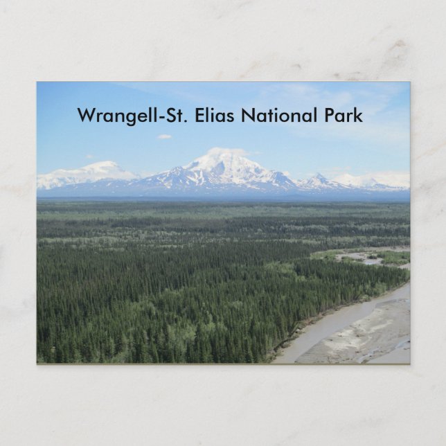 Post card of Wrangell-Saint Elias national park (Front)