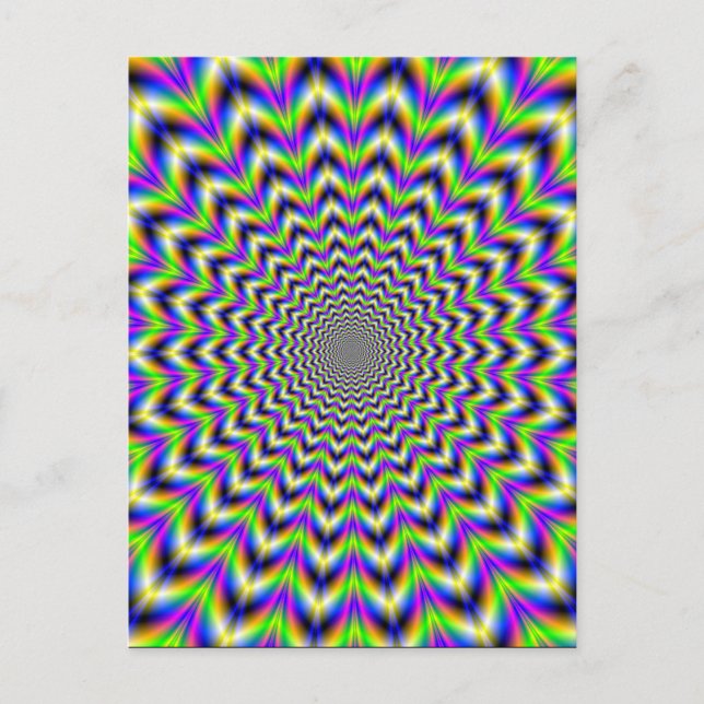 Post Card  Psychedelic Star (Front)