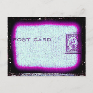 "Post Card" (Purple) Postcard