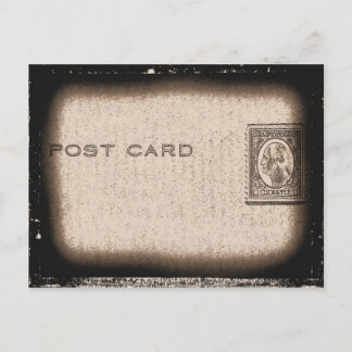 "Post Card" (Sepia) Postcard