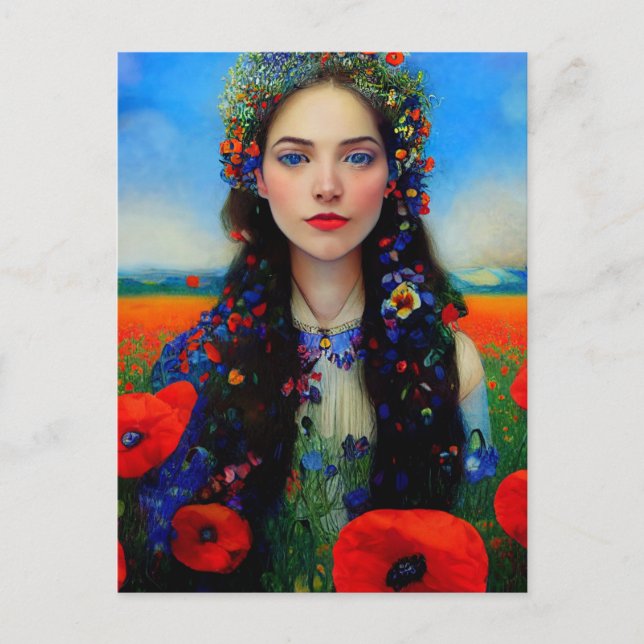 Post Card standing with Ukraine (Front)