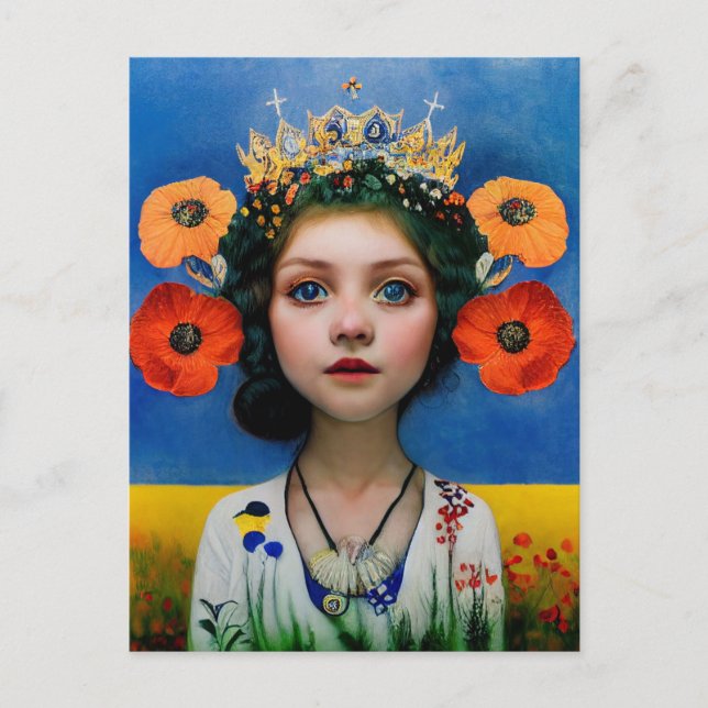 Post Card standing with Ukraine  (Front)