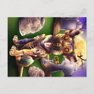 Post Card Wolf Gang The Pup German Sheperd