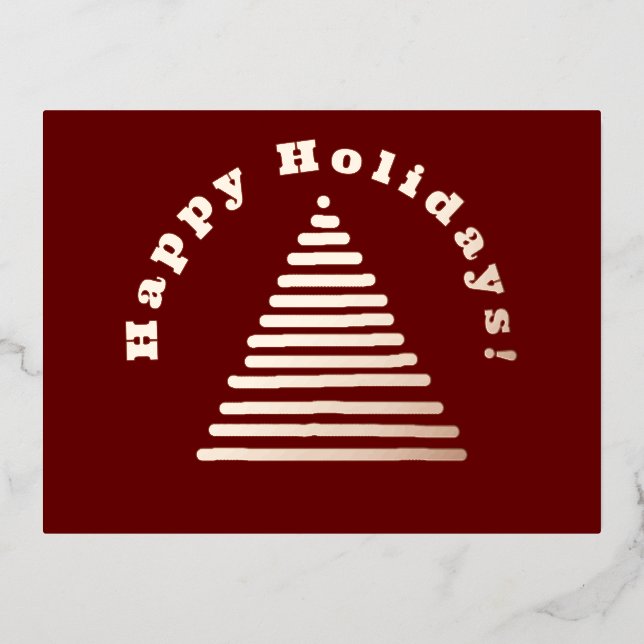 Post Card - Xmas Tree Greetings (Front)