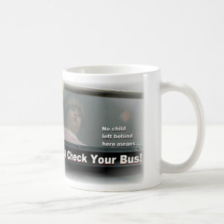 Post Check School Bus Mug