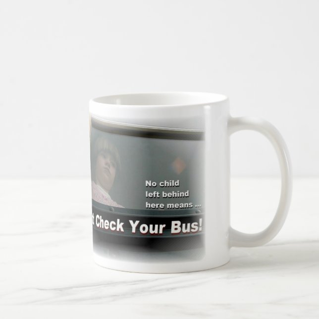 Post Check School Bus Mug (Right)