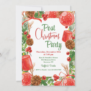 Post Christmas Party Invitation