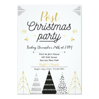 Post Christmas Party Invitations 1