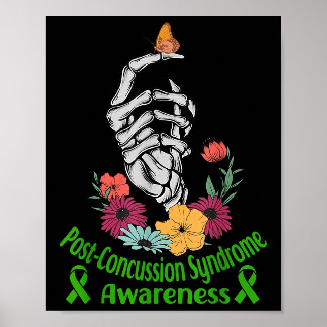 Post-concussion Syndrome Awareness Halloween Poster (Front)
