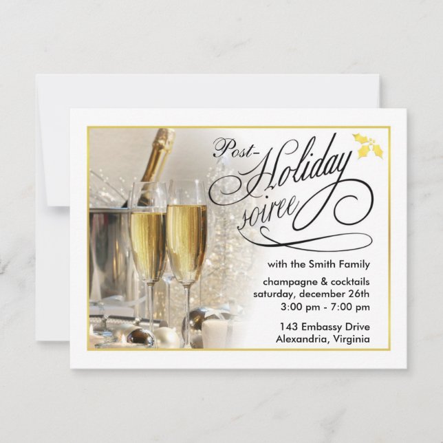 Post-Holiday Party - Holiday Party Invitations (Front)