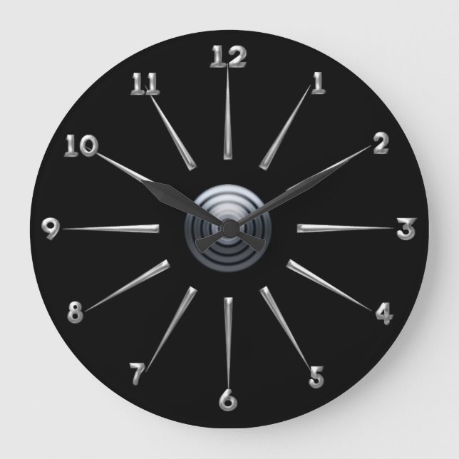 Post Industrial Large Clock (Front)