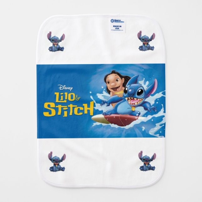 Post Instagram Fashion cool mail Baby Burp Cloth (Back)