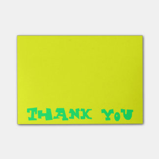 Post-it® adhesive label Thank you Post-it Notes