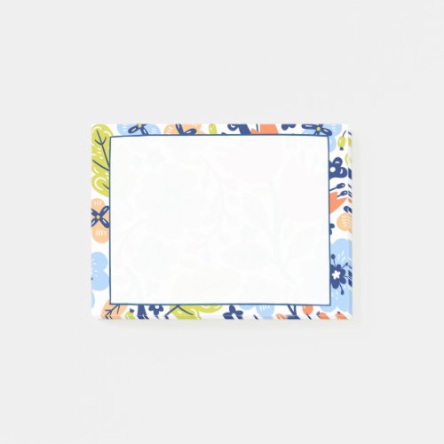 Post_it Color Floral Pattern Post_it Notes