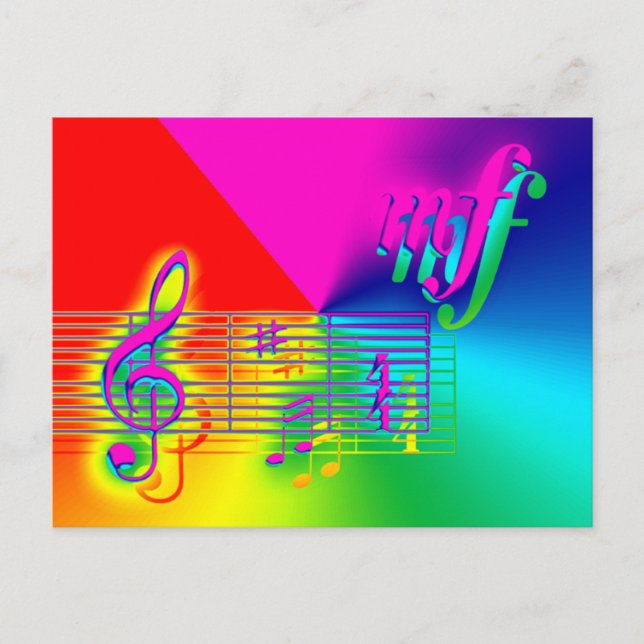 Post It Loud Postcard (Front)