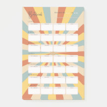 Post-it® Menu Scheduler