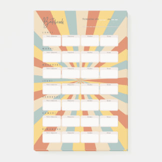 Post-it® Menu Scheduler Post-it Notes