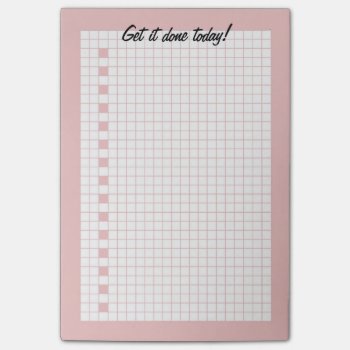 Post It Note Get It Done To Do List by tracyreinhARdT at Zazzle
