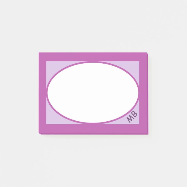 Post-It Note - Lavender Frames (Front)