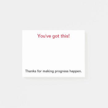 Post-it® Notes  4" X 3" Post-it Notes by leadlikeagirl at Zazzle