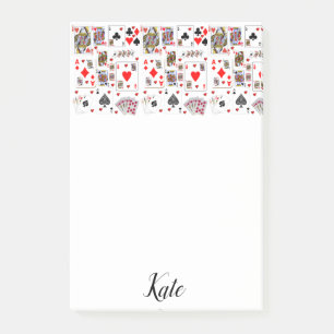 Post-it Notes Ace Playing Cards