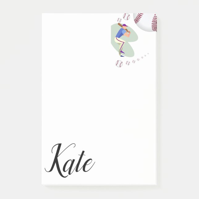 Post-it Notes Baseball (Front)