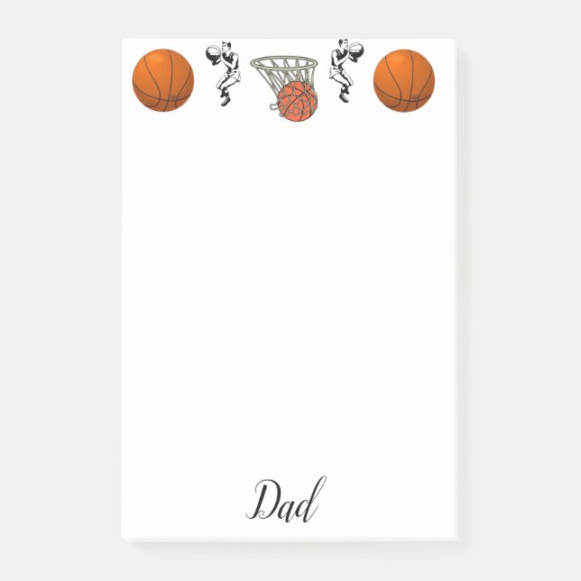 Post-it Notes Basketball (Front)