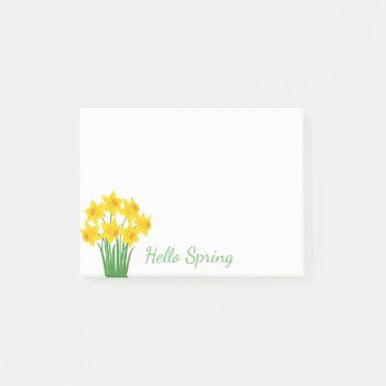 Post-it-notes-daffodils Post-it Notes by photographybydebbie at Zazzle